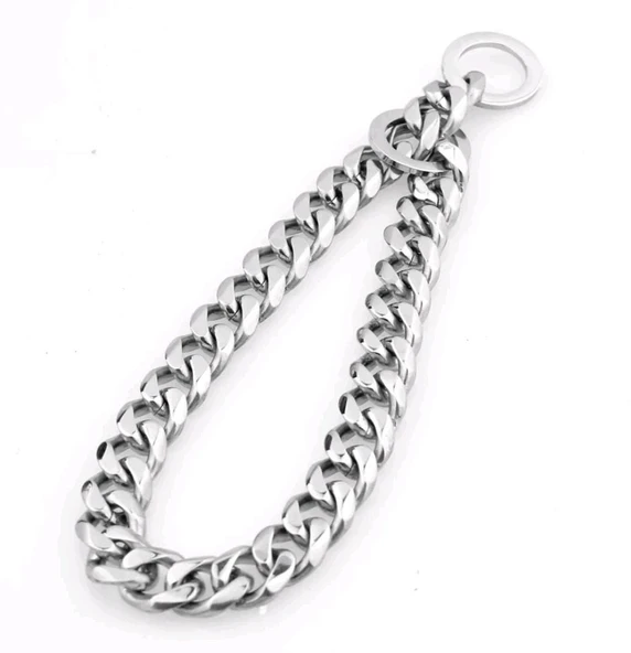 Köpek tasması Köpek boyun tasması Zincir Tasma 66 CM PASLANMAZ ÇELİK - 5