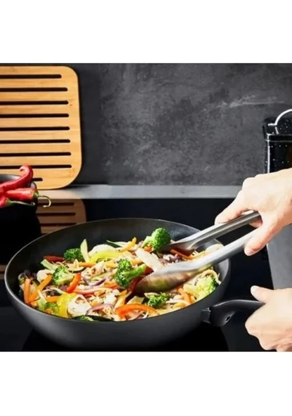 Tefal Titanyum 3x Force 28CM Wok Tava - Resim 2