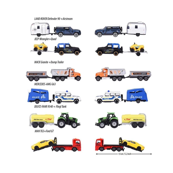 8503002001 City Trailer 6-asst - Resim 3