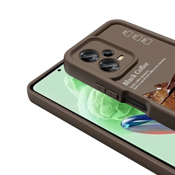 Xiaomi Redmi Note 12 5G Kılıf Kamera Korumalı Baskılı Arka Yüzey Zore Klas Kapak - Resim 8