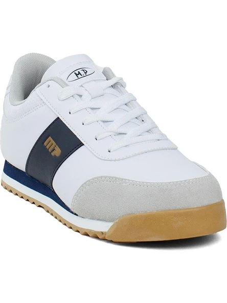 M.P. 242-2044MR Beyaz-Lacivert Erkek Sneakers - Resim 2