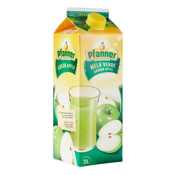 Pfanner 2 lt Yeşil Elma ve Ananas Meyve Suyu 2 li Paket - 3