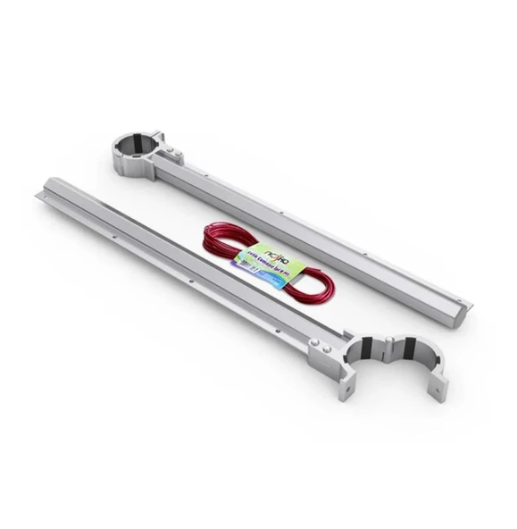 Alüminyum Balkon Çamaşırlık Balkon Demiri Çamaşır Askısı Yuvarlak Korkuluklar Için - 3