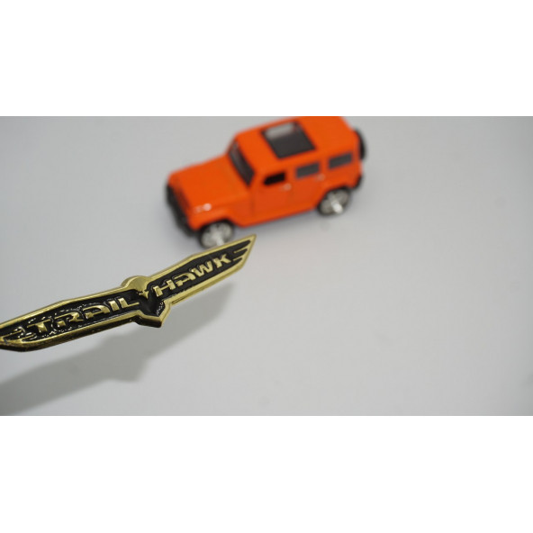 Jeep Cherokee Trail Hawk Krom Metal Bagaj Yazı Logo