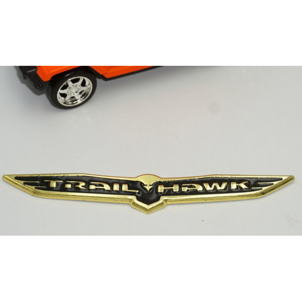 Jeep Cherokee Trail Hawk Krom Metal Bagaj Yazı Logo - 3