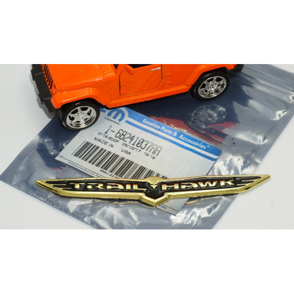 Jeep Cherokee Trail Hawk Krom Metal Bagaj Yazı Logo - 6