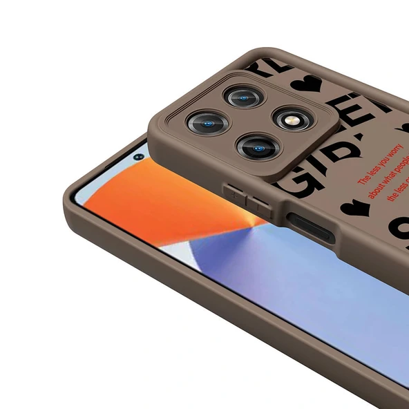 İnfinix Note 30 Pro Kılıf Kamera Korumalı Baskılı Arka Yüzey Zore Klas Kapak - Resim 5