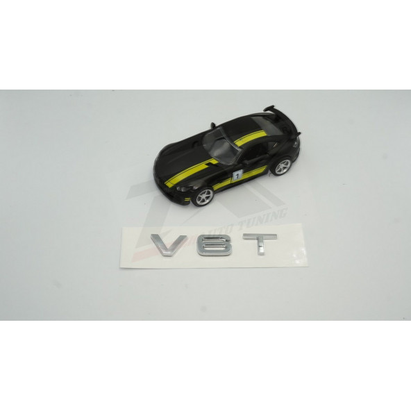 Audi V6 T 3M 3D Bagaj Logo Amblem Orjinal Ürün - 2