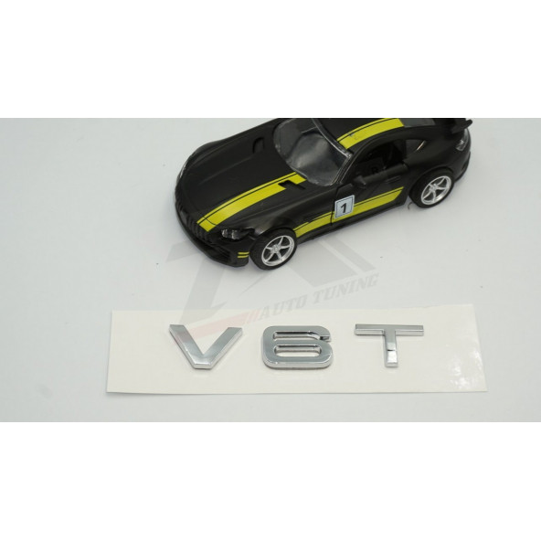 Audi V6 T 3M 3D Bagaj Logo Amblem Orjinal Ürün - 3