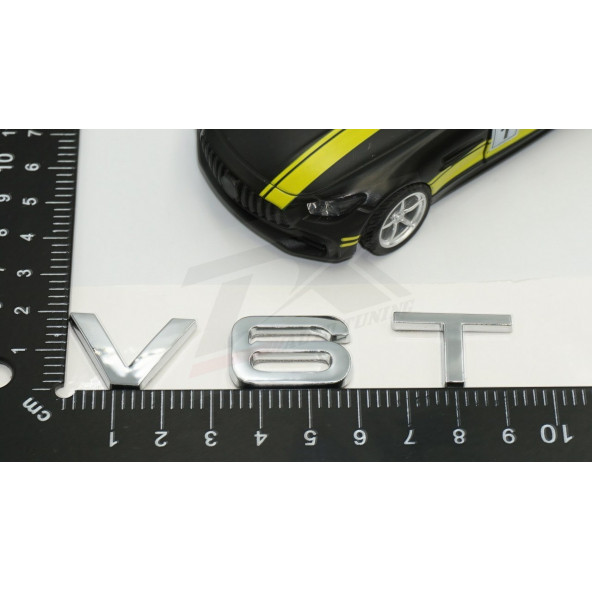 Audi V6 T 3M 3D Bagaj Logo Amblem Orjinal Ürün - 6