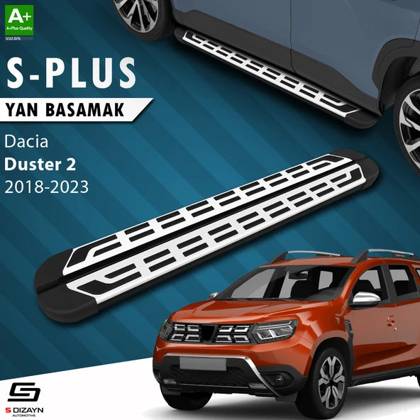 S-Dizayn Dacia Duster 2 S-Plus Gri Yan Basamak 183 Cm 2018-2023 A+ Kalite ürün görseli