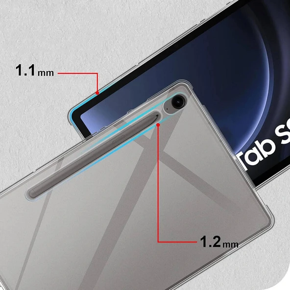 Galaxy Tab S10 Lite Kılıf Zore Tablet Süper Silikon Kapak - 5
