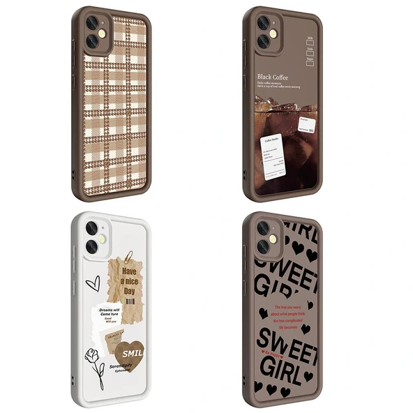 Apple iPhone 11 Kılıf Kamera Korumalı Baskılı Arka Yüzey Zore Klas Kapak - Resim 9