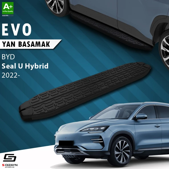 S-Dizayn BYD Seal U Hybrid Evo Siyah Yan Basamak 193 Cm 2022 Üzeri A+ Kalite - 1