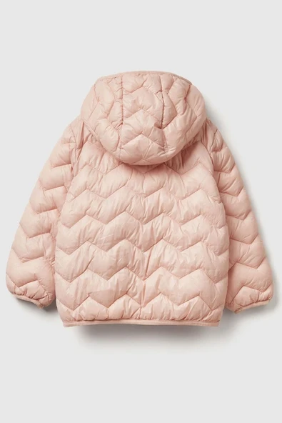 United Colors of BenettonKız Bebek 21INGN02Z-25K Mevsimlik Mont Açık Pembe - Resim 2