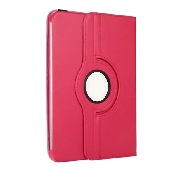 Samsung Galaxy Tab S10 FE Plus 360 Dönen Standlı Kapaklı Kılıf (Pembe) - Resim 2
