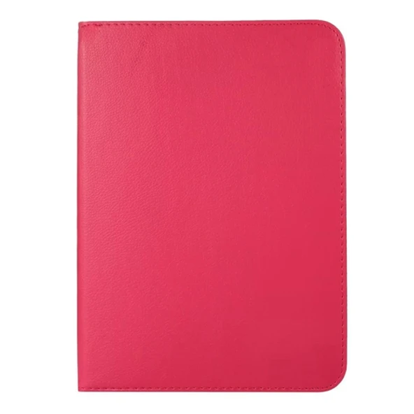 Samsung Galaxy Tab S10 FE Plus 360 Dönen Standlı Kapaklı Kılıf (Pembe) - Resim 3