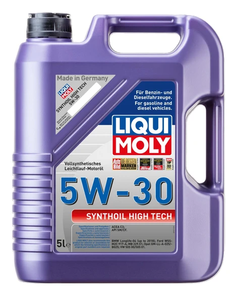Liqui Moly Synthoil High Tech 5W-30 Motor Yağı (5 Litre) - 20959 - 1