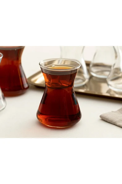 English Home STD Düz Cam 6'lı Çay Bardağı 125 Ml Klasik - 3