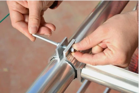 Alüminyum Balkon Çamaşırlık Balkon Demiri Çamaşır Askısı Yuvarlak Korkuluklar Için - 6