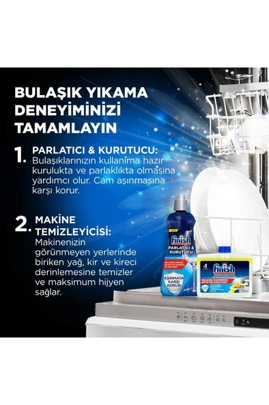 Finish Bulaşık Makinesi Temizleyici Sıvı 250 ml Limon - 7