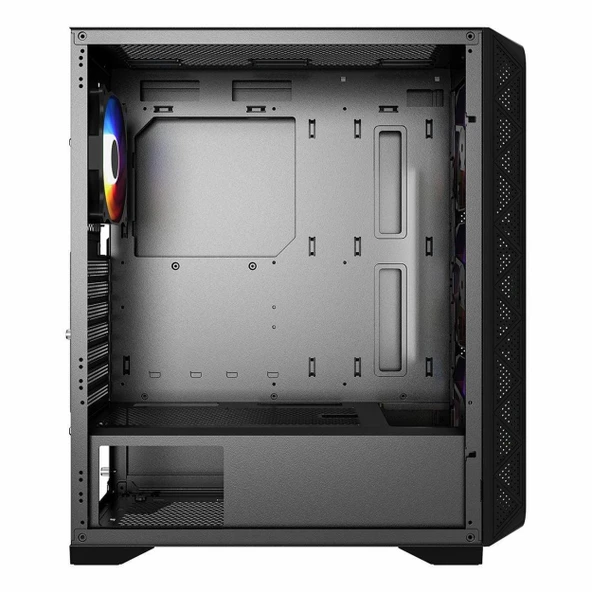 PowerBoost PB-PS5846B 600W 80+ USB 3.2 LED ATX Mid Tower Siyah Kasa - Resim 3