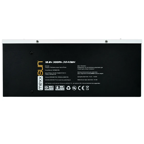 MEXXSUN 12,8V 300Ah 3840Wh Lityum Akü - Resim 3