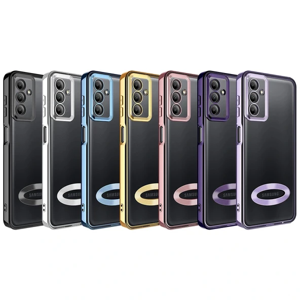 Galaxy A34 Kılıf Kamera Korumalı Logo Gösteren Zore Omega Kapak - 2