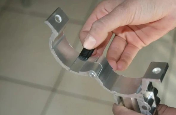 Alüminyum Balkon Çamaşırlık Balkon Demiri Çamaşır Askısı Yuvarlak Korkuluklar Için - 2