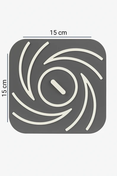 Valerine Life Gider Koku Önleyici Kaymaz Silikon Mat Banyo Mutfak Balkon Lavabo Su Gider Tıpası Kapağı - Resim 2