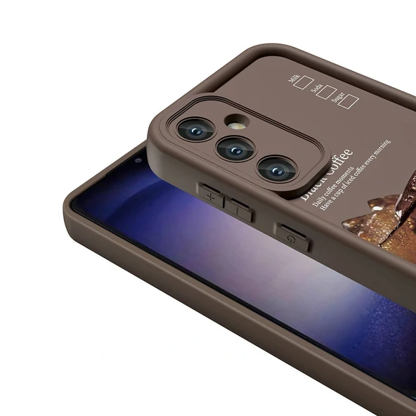 Galaxy S24 Kılıf Kamera Korumalı Baskılı Arka Yüzey Zore Klas Kapak - Resim 8