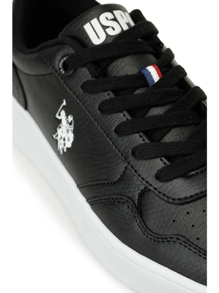 U.S. Polo 102020960 Coster 5PR Siyah Erkek Sneakers - Resim 4