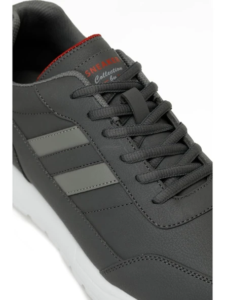 Kinetix 102025201 Lescar II Pu 5PR Siyah-Beyaz Erkek Sneakers - Resim 5