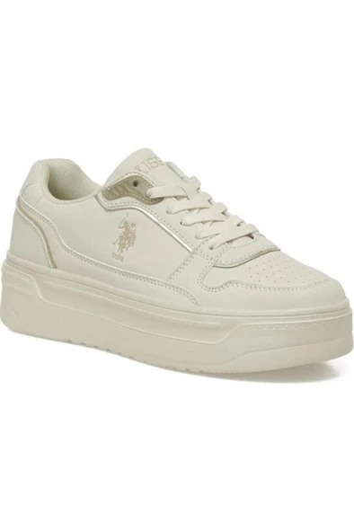 U.S. Polo Assn. CAROLINE 5PR 102031411 Kadın Sneaker Ayakkabı Bej 36-40 ürün görseli