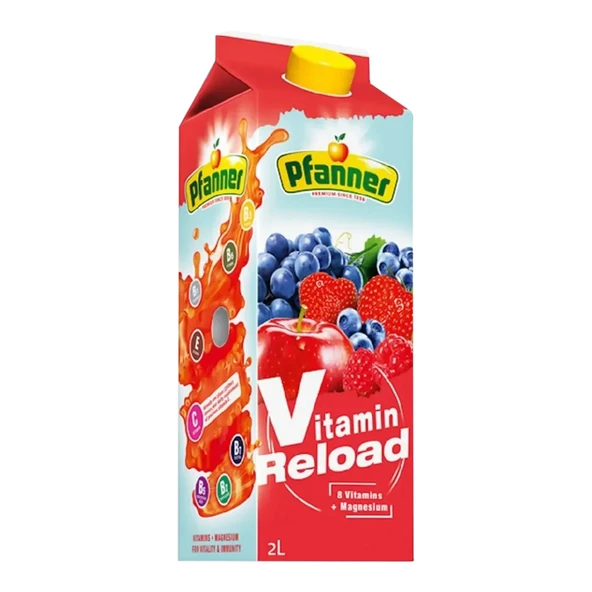 Pfanner 2 lt Morning Boost ve Vitamin Reload Meyve Suyu 2 li Paket - 3