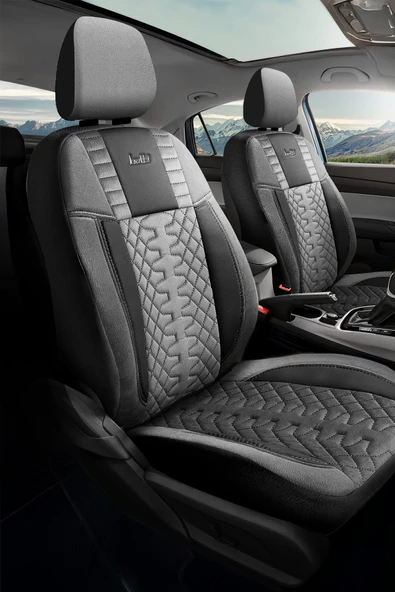 BUTTİ FORZA SERİSİ TAYTÜYÜ KUMAŞ PREMİUM OTO KOLTUK KILIFI | DESTEKLİ, ÖN ARKA TAM SET ürün görseli