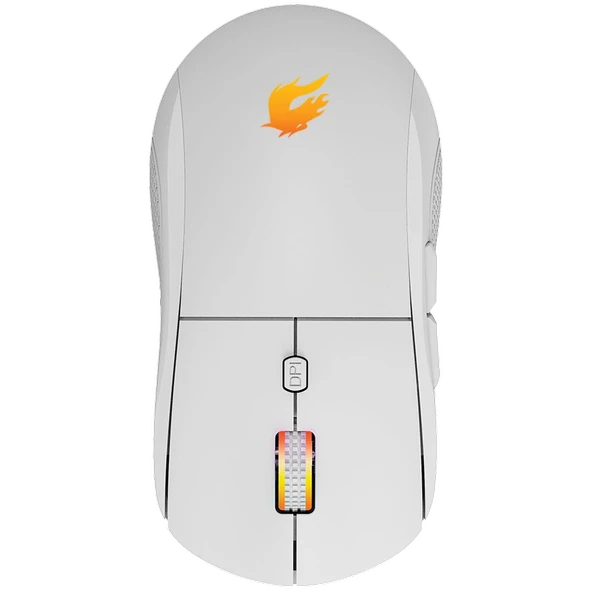 GameBooster GB-M11W Dire RGB 12.800 DPI Beyaz Kablolu Gaming Mouse - Resim 5