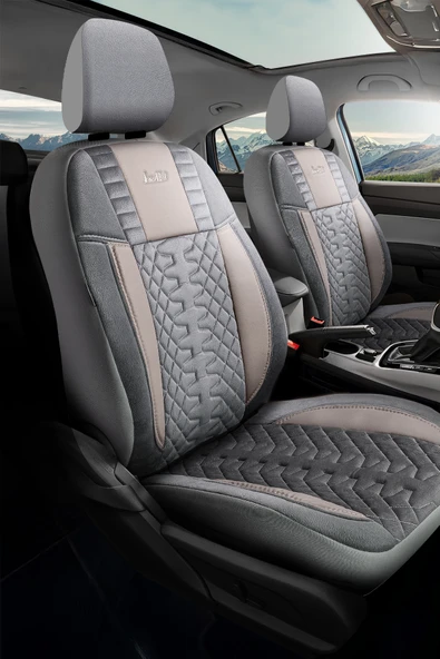 BUTTİ FORZA SERİSİ TAYTÜYÜ KUMAŞ PREMİUM OTO KOLTUK KILIFI | DESTEKLİ, ÖN ARKA TAM SET - Resim 2