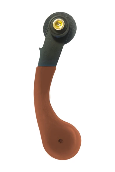 45mm Kumaş Deri Kağıt Rulet Kesici Makas Mezura İşaretleme Kalemi Mandal Sökücü Cetvel Seti - Resim 4