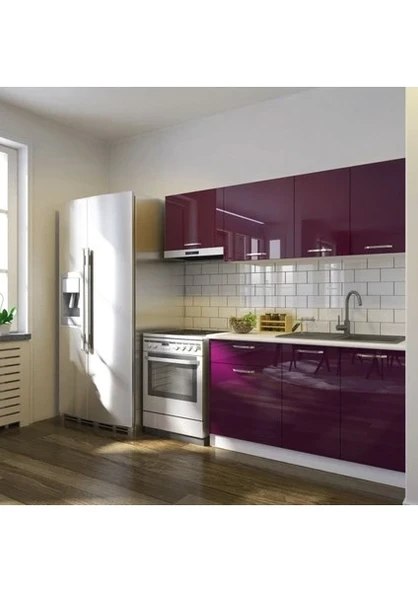 Tdesigno Lida Mutfak 200 cm Tezgah Dahil ürün görseli