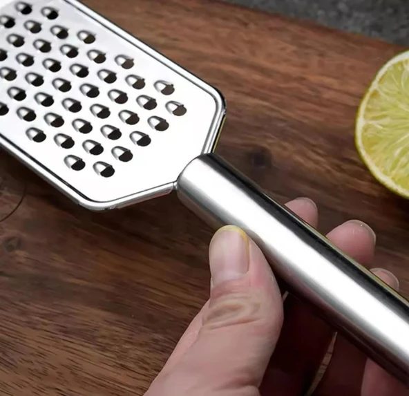 El Rendesi ve Kabak Oyacağı Paslanmaz Çelik Limon Peynir Sarımsak Rendesi Çok İşlevli Rende - 5