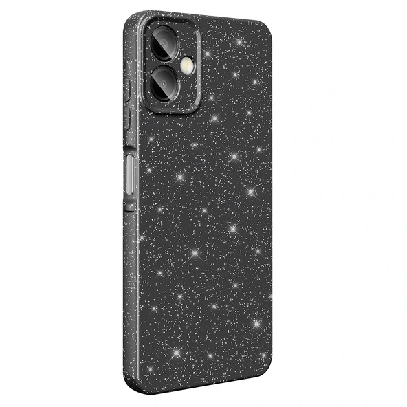 Galaxy A06 Kılıf Kamera Korumalı Simli Lüks Zore Koton Kapak - 8