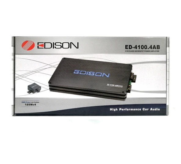 Edison ED-4100.4AB 4 Kanal AB Klas Mosfet Amfi 4*125W RMS - Resim 7