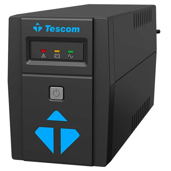 TESCOM LEO 800VA 5/10 dk (1x12v 9AH Akü) Line Interactive UPS - Resim 3