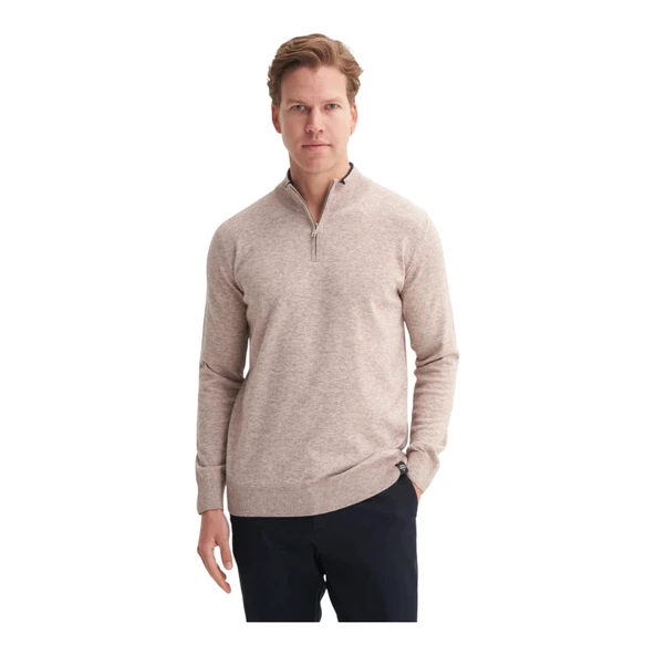 Premium CoursPoun Slim Fit Yarım Balıkçı Kazak-33250 - Resim 13