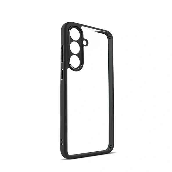 Galaxy S25 FE Kılıf Kamera Korumalı Şeffaf Arka Yüzey Zore New Roll Kapak - 3