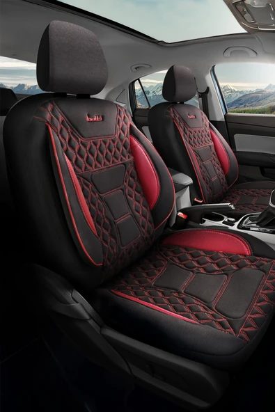 BUTTİ SPEEDY SERİSİ PREMİUM OTO KOLTUK KILIFI | ORTOPEDİK DESTEKLİ, ÖN ARKA TAM SET, AIRBAG UYUMLU ürün görseli