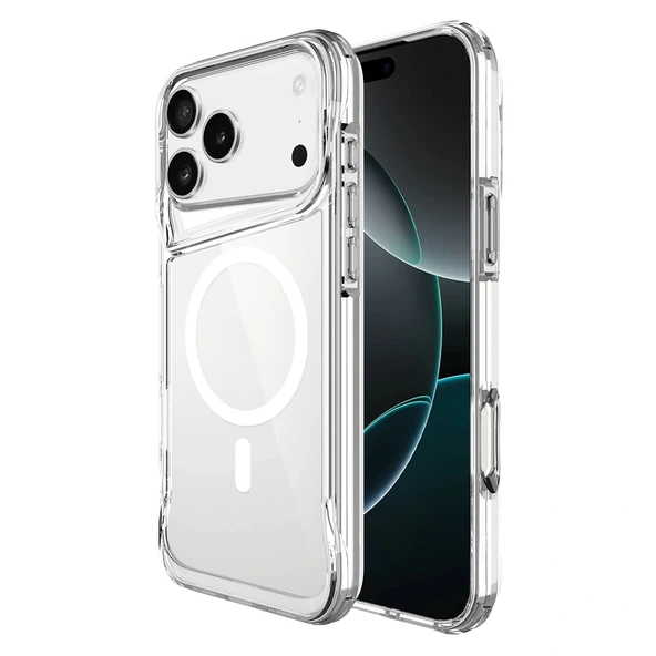 Apple iPhone 17 Pro Max Kılıf Zore M-safe Şarj Özellikli T-Max M-safe Kapak - 1