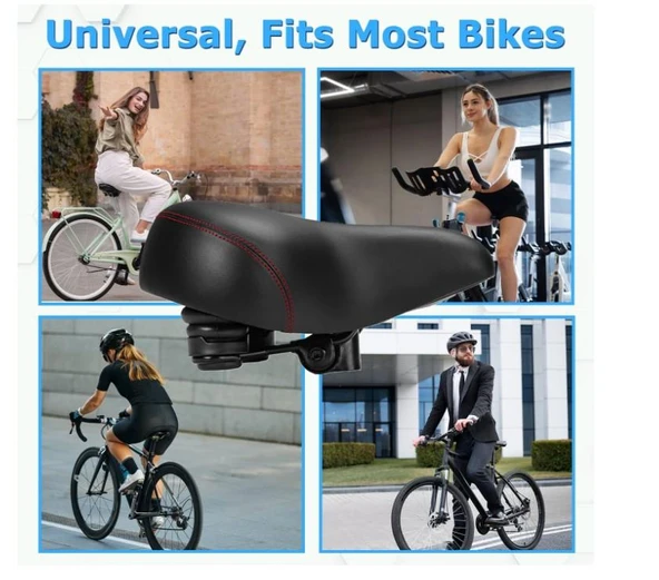 Bisiklet Yaylı Ve Silikon Sele Yumuşak Ve Rahat Bisiklet Koltuğu Elastomer Yaylı Bisiklet Selesi - 6