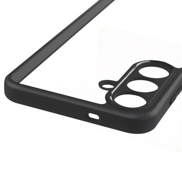 Galaxy S25 FE Kılıf Kamera Korumalı Şeffaf Arka Yüzey Zore New Roll Kapak - 8